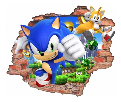 Adesivo Parede Sonic Mod.1