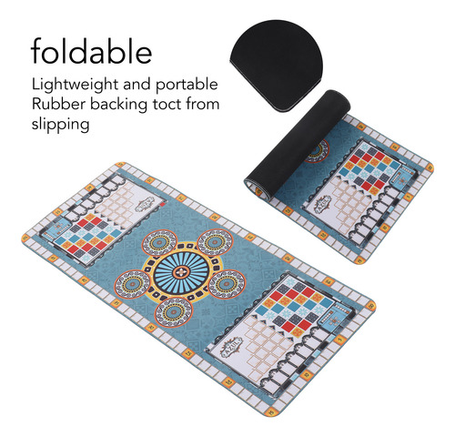 Tapete De Juego De Mesa, Tablero Antideslizante Plegable, Po