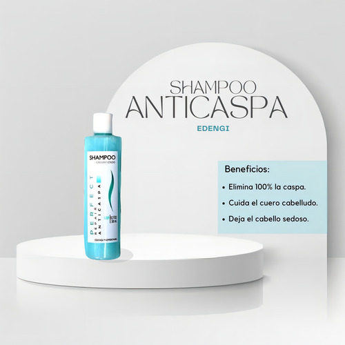 Adios A La Caspa Potente Shampoo Natural Crematizado Edengi