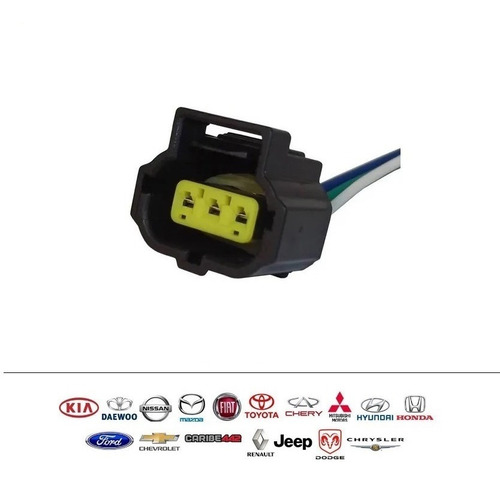 Conector Alternador Ford Fiesta Ka Ecosport Focus 3 Pines