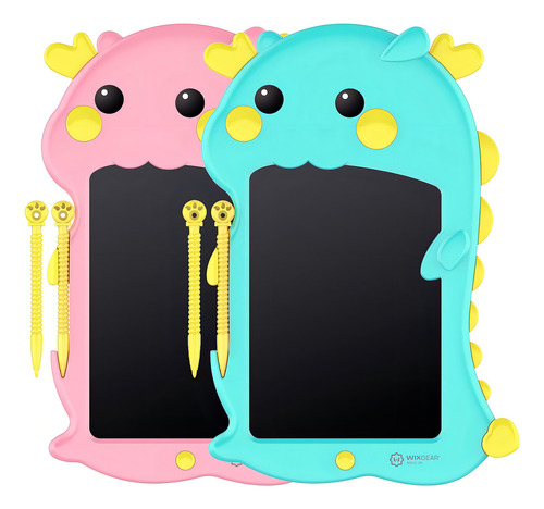 Wixgear (2 Unidades) Tableta Escritura Lcd Niños, Colorida Y