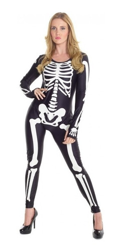 Disfraz De Catrina Esqueleto Mujer Adolescente / Adulto
