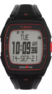 Reloj Timex Ironman Tw5m47500 Digital T300 Negro Num Grandes Color del fondo Gris