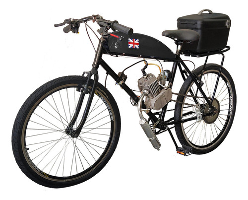 Bicicleta Motorizada Café Racer Sport Cargo Cor Preto Penny Lane