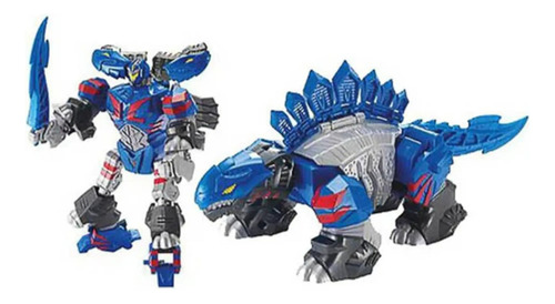 Muñeco Robot Dino Stegosaurio 20cm Converters Transformer