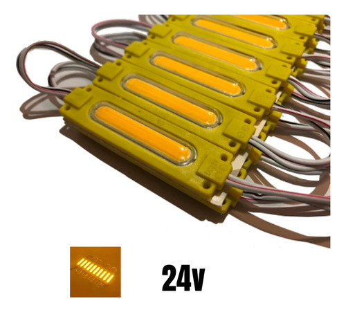 Modulo Led Cob 24v 2w Alta Luminosidad Angulo 160º Ip65