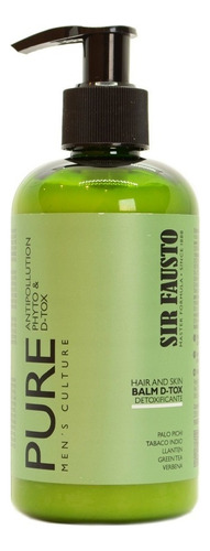 Sir Fausto Pure Balm Detox Crema Protectora Cabello X 250ml