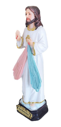 Imagem Jesus Misericordioso 12,5 Cm - Resina Premium