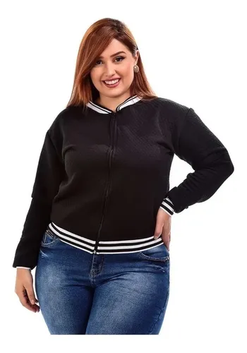 Jaqueta college plus deals size