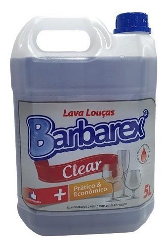 Detergente Lava Louças Clear Barbarex 5l