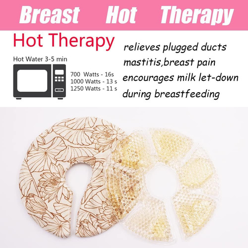 Almohadillas De Gel Terapia Frio Calor Para Senos Y Mama