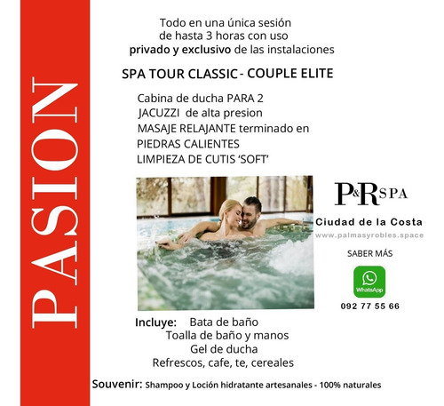Imagen 2 de 2 de El Mejor Dia De Spa Tour Es En Palmas Y Robles Spa - Spa Day