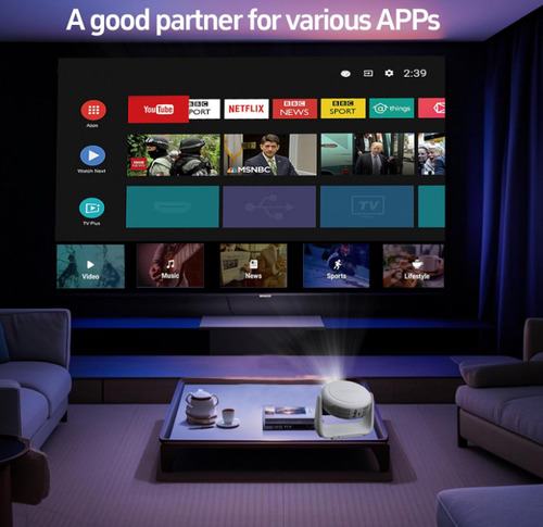 Proyector Profesional 4k Max Hd Android Wifi Led T269 Pro