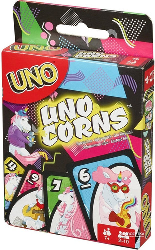 Uno  Juego De Cartas Original Mattel Envió Gratis Unicorns