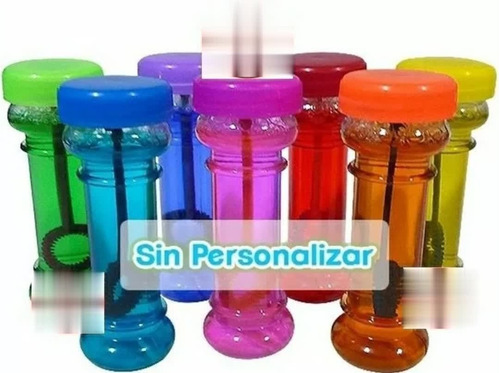 50 Burbujeros Burbujas De Jabon Sin Personalizar + Regalo