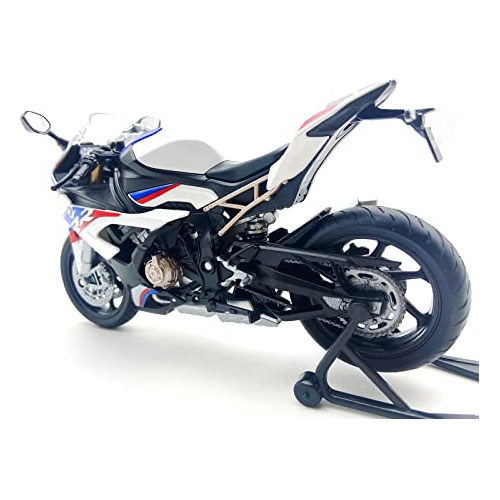 Modelo De Motocicleta Escala 1/12 De Fundición De Meta...