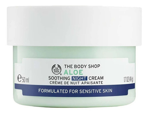 The Body Shop® Hidratante Facial Noturno Aloe Vera 50ml Momento de aplicação Noite Tipo de pele Sensível seca