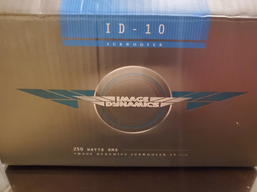 Subwoofer Image Dynamics Id10 10 Pulgadas Jl Kicker Pioneer Negro (Usado)