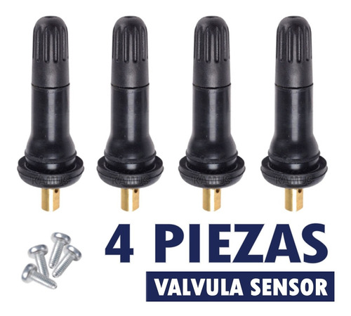 Imagen 1 de 8 de 4 Valvulas Sellomatica Pivote De Rin Para Sensor Tpms 