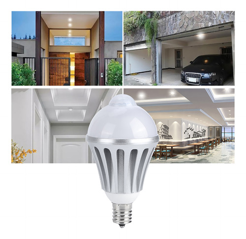 Bombilla De Inducción E17 Ac85265v 9w Con Sensor De Movimien