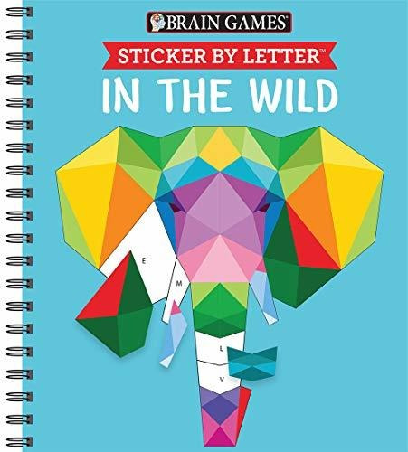 Book : Brain Games - Sticker By Letter In The Wild (sticker