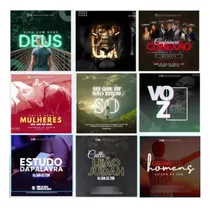 Comprar Modelos Template Design Arte Editável  Gospel No Canva