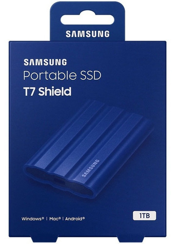 Samsung SSD portátil T7 Shield MU-PE1T0S 1000 GB azul