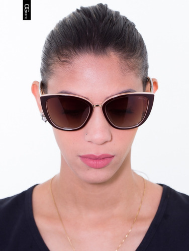 Oculos Ogrife Solar Feminino Og 1614-c Proteção Uv Original