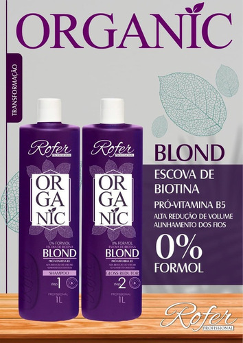 Imagem 3 de 5 de Combo Econômico 2 Kits Progressiva Orgânica Matizadora Rofer