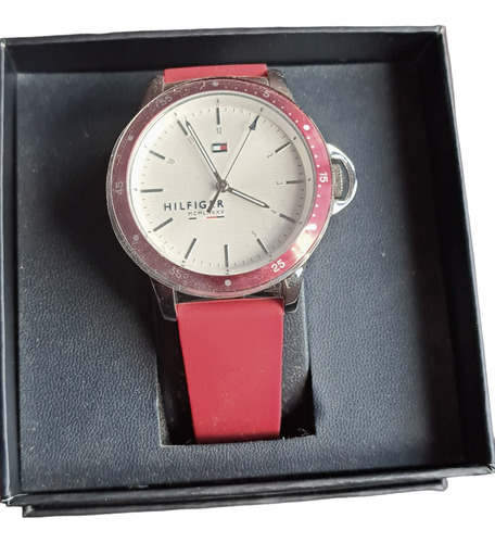Reloj Mujer Tommy Hilfiger Rojo Original