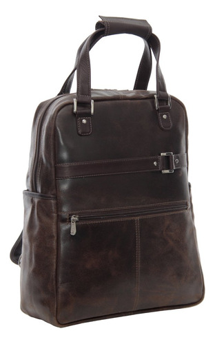 Piel Leather Mochila Convertible Para Portatil Vintage, Marr