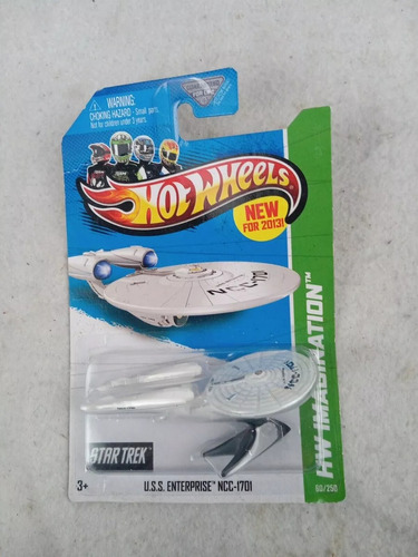 Hot Wheels Star Trek Uss Enterprise Ncc-1701 60/250 Nave