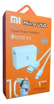 Comprar Cargador Carga Rápida Tipo C Y Micro Usb Redmi Xiaomi