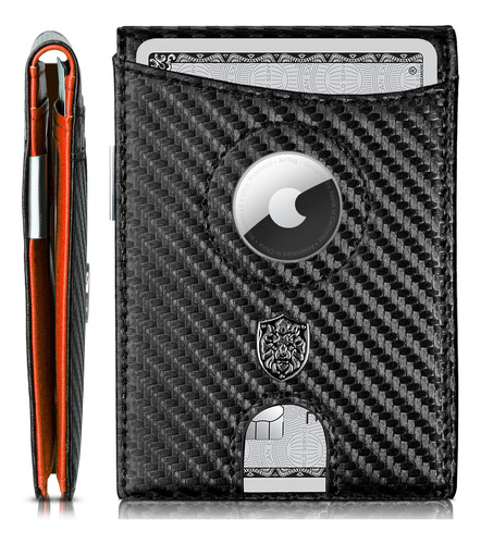 Cartera Inteligente Alpha Par Con Soporte Para Airtag Y Clip