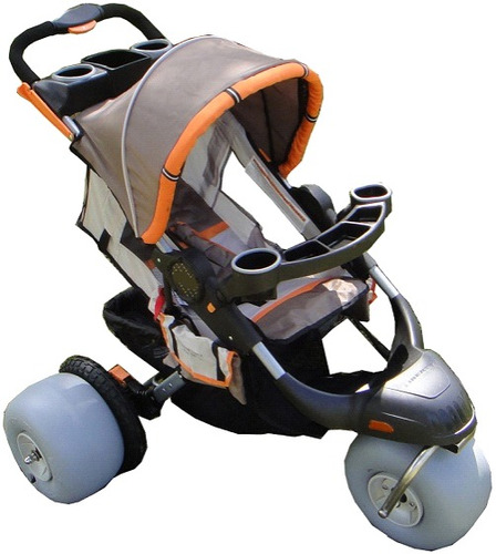 Coche Para La Playa Baby Bug Aluminium De Acero Inoxidable