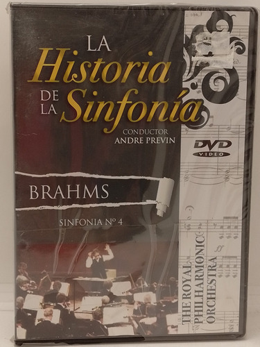 La Historia De La Sinfónia Brahms/ Previn Dvd Nuevo 