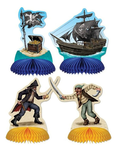 Centros De Mesa Para Fiesta Diseño De Pirata.marca  