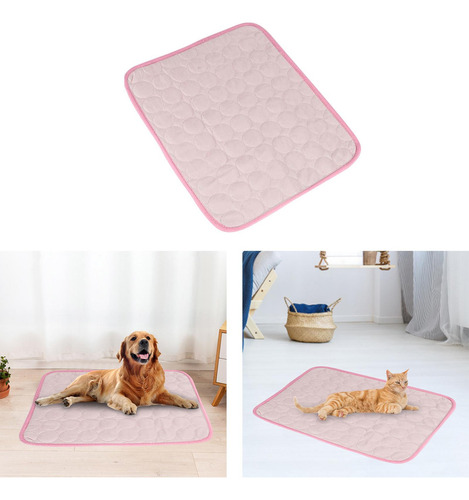 Alfombrilla Para Gatos, Cojín De Hielo De Verano Sg Rosa