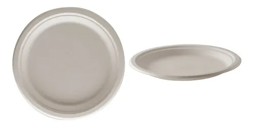 Plato Biodegradable 26 Cm 20 Unidades