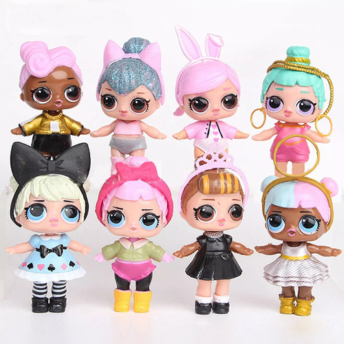 Promoción Sorpresa De La Serie Kit 8 Lol Dolls And Accessori