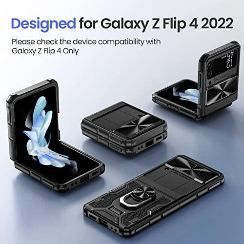 Funda Para Galaxy Z Flip 4 Negro Plastico
