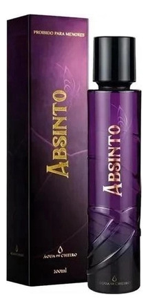 Deo Colônia Absinto Água De Cheiro - 100ml Perfume Femino Tradicional Original Fragrância Antiga Com Nova Embalagem O Proibido Para Menores Incensado