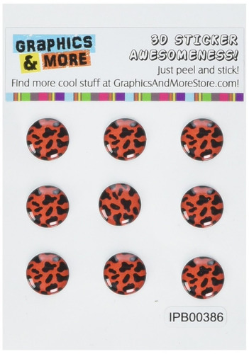 Accesorio Auricular Graphics And More Cow Print Black Red 