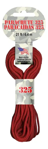 Trenzado Paracord Rojo Pie