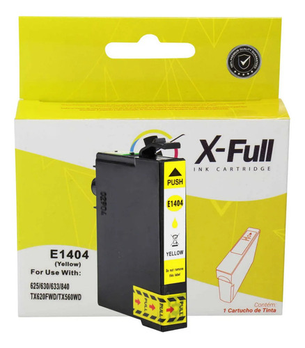 Kit 04 Cartucho Tinta T1401 Compativel Pra Uso Epson T140