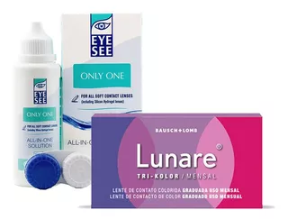 Lentes De Contacto De Color Lunare + Liquido. Óptica Paesani