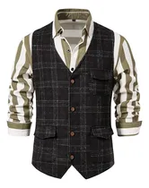 Comprar Colete Masculino De Tweed, Colete Masculino