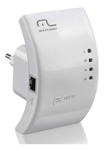 Repetidor De Sinal Multilaser Wireless 300mbps Wps - Re051