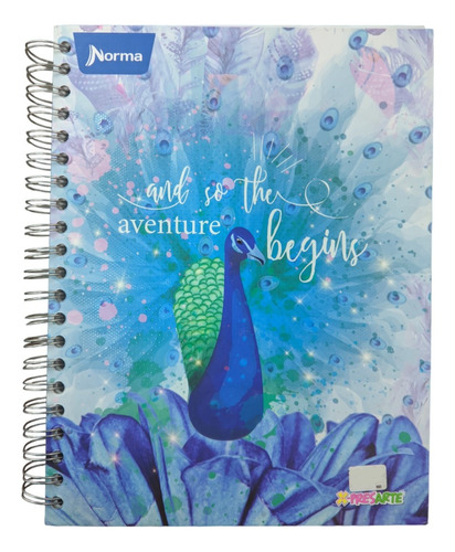 Cuaderno Cuadriculado 7 Materias Femenino Color Surtidos