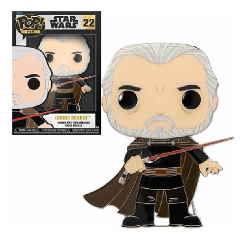 Libro - Funko Pop! Pin: Star Wars - Count Dooku - Funko Pop